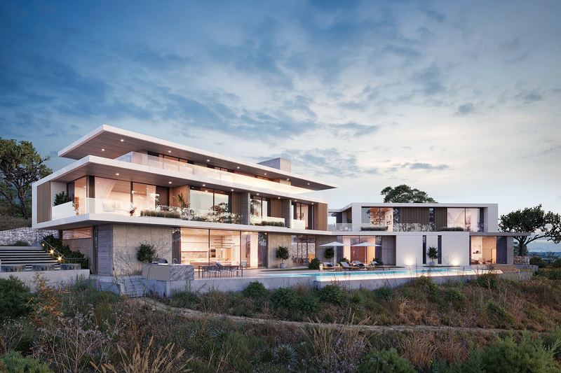Representative image: a modern two-storey villa